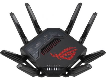 ASUS ROG Rapture GT-BE98 Gaming Router, WiFi 7, Dual 10G Ports, AURA RGB, AiMesh