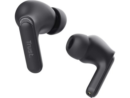 TRUST sluchátka Yavi, Bluetooth ENC, špunty, černá