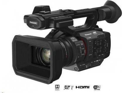 Panasonic HC-X2E (4K kamera, 4K/10-bit, 1", 20x zoom, 24.5mm, OIS, V-Log Man.Ring, SDI, Ethernet, EVF)