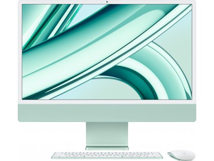 Apple iMac 24/23,5"/4480 x 2520/M3/8GB/512GB SSD/M3/Sonoma/Green/1R