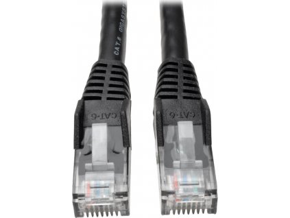 Tripplite Ethernetový kabel Cat6 Gigabit Snagless Molded (UTP) (RJ45 Samec/Samec), černá, 4.27m