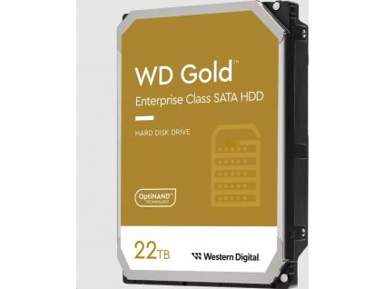 WD GOLD WD221KRYZ 22TB SATA/ 6Gb/s 512MB cache 7200 otáčok za minútu, CMR, Enterprise