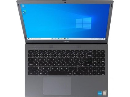 UMAX NB VisionBook 15Wj Plus - 15,6" IPS FHD 1920x1080, Celeron N5100@1,1 GHz, 4GB,128GB, Intel UHD,W10P, tmavo sivá