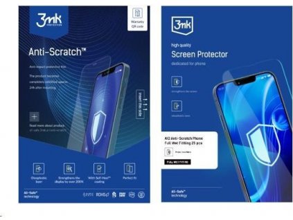 3mk All-Safe - AIO fólie Anti-Scratch Full Wet Fitting Phone, 25 ks