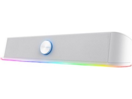 TRUST reproduktor GXT 619W Thorne RGB Illuminated Soundbar, bílá