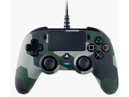Nacon Wired Compact Controller - ovladač pro PlayStation 4 - camo green