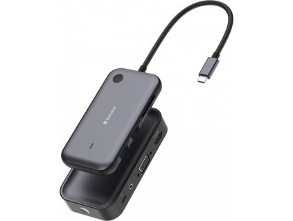 VERBATIM Display Adapter WDA-01 Share My Screen 1080P, USB-C hub