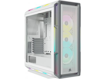 CORSAIR iCUE 5000T RGB/Midi Tower/Transpar./Bílá