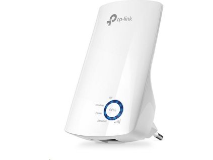 Wireless N Range Extender TP-LINK TL-WA850RE 300Mbps, Wall Mount, 2.4GHz, 300Mbps, 802.11b/g/n; 2x interná anténa