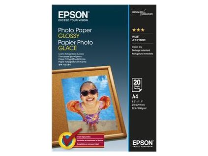 EPSON Papier A4 - Fotopapier lesklý A4 20 listov