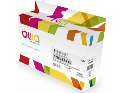 OWA Armor kazeta pre EPSON PACK 4 REMAN. T79XL BCMY, 45.5 ml/3x19.5ml/2690p/3x2000p, T7901/T7902/T7903/T7904,CMYK