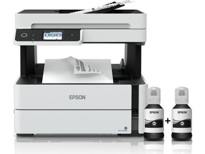Atramentová tlačiareň EPSON EcoTank Mono M3170, 4v1, A4, 39 str./min, USB, Wi-Fi, duplex, ADF, 3 roky záruka po registrácii