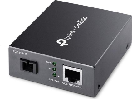 TP-Link TL-FC311A-2 WDM media konvertor (1xGbE, 1x simplex SC, SM, 1550/1310nm, 2km)