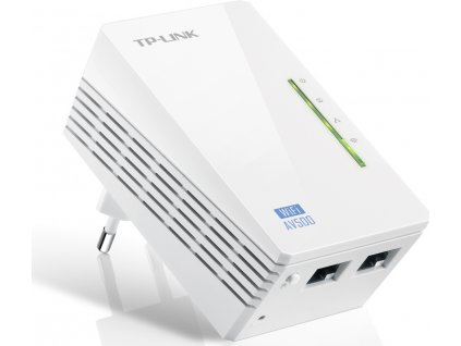 TP-Link TL-WPA4220 WiFi4 powerline adaptér repeater (N300, AV600,2x100Mb/s,HomePlug AV2)