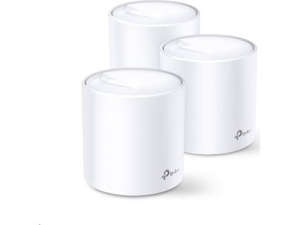 TP-Link Deco X20(3-pack) WiFi6 Mesh (AX1800, 2,4GHz/5GHz, 2xGbELAN/WAN)