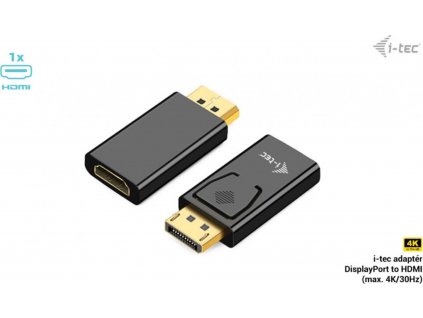 i-tec Passive DisplayPort to HDMI Adapter (max 4K/30Hz)