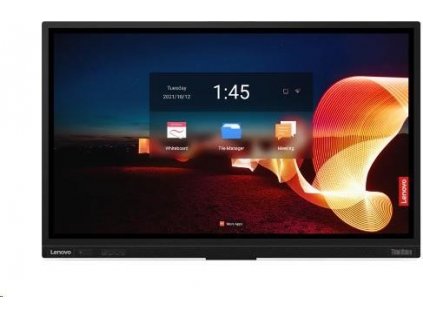 LENOVO LCD ThinkVision T65 - 65" IPS,matný,16:9,3840x2160,178/178,8ms,400cd,1200:1,HDMI,DP,VGA,VESA,3Y