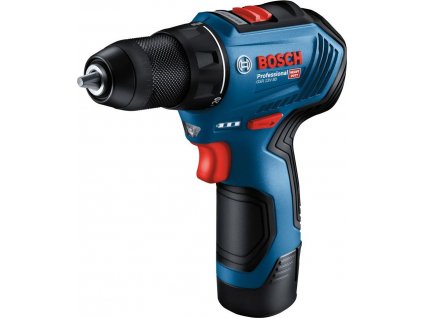 BOSCH GSR 12V-30, akumulátorový vrtací šroubovák, 0 – 420 / 0 – 1.600 ot/min, 8 mm, příruční kufr