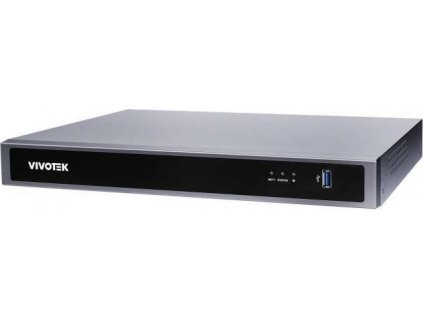 Vivotek NVR ND9326P, 8 PoE (max.120W) kanálů, propustnost IN/OUT max. 192Mbps/224Mbps, 2x HDD, H.265, RAID 0,1