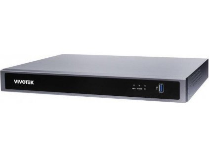 Vivotek NVR ND9426P, NVR 16 PoE (max.200W) kanálů, propustnost IN/OUT max. 192Mbps/224Mbps, 2x HDD, H.265, RAID 0,1