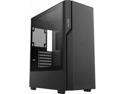 1stCOOL skříň GAMER 5, Mid tower, AU, USB 3.0, USB-C, bez zdroje, černá