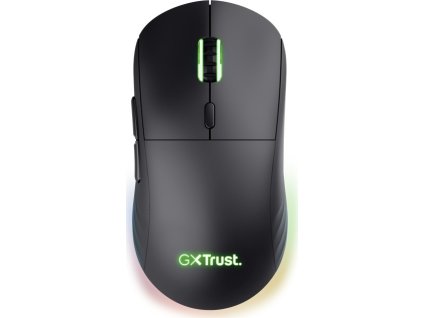 TRUST myš GXT927 Redex+ Gaming Mouse, Bezdrátová, optická, RGB, černá