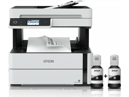 EPSON - Použito -  tiskárna ink EcoTank Mono M3170, 4v1, A4, 39ppm, USB, Wi-Fi, Duplex, ADF, 3 roky záruka po reg.