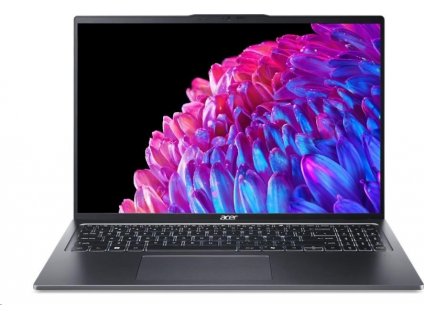 ACER NTB Swift Go 16 (SFG16-72-72QM), Core Ultra 7 155U,16" 1920x1200,16GB,1TB SSD,Intel Arc,W11H,Gray