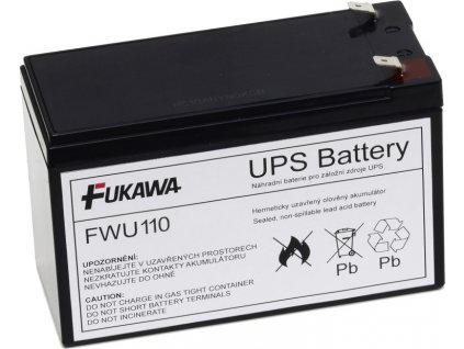 Batéria - FUKAWA FWU-110 náhradná batéria pre APCRBC110 (12V/7Ah)