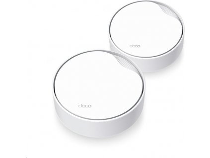 TP-Link Deco X50-PoE (1-pack) WiFi6 Mesh (AX3000,2,4GHz/5GHz,1x2,5GbELAN/WAN,1xGbELAN/WAN,1xPoE)