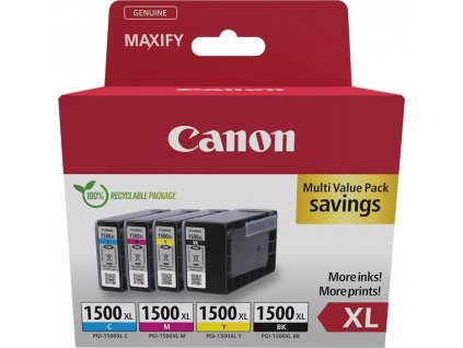 kazeta CANON PGI-1500 BK/C/M/Y XL PACK MAXIFY MB2050/MB2350