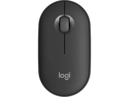 Logitech Pebble Mouse 2 M350s/Cestovní/Optická/4 000 DPI/Bezdrátová Bluetooth/Grafitová
