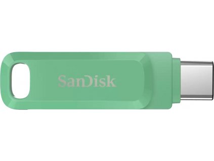 SanDisk Flash Disk 256GB Ultra Dual Drive Go, USB-C 3.2, Zelená