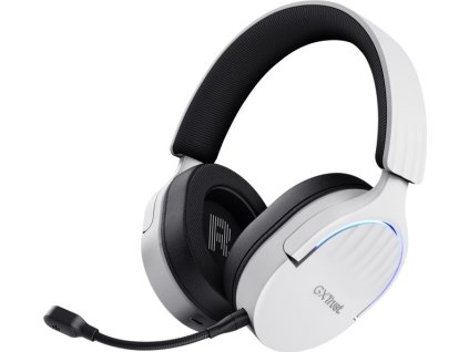 TRUST Herní sluchátka GXT 491 FAYZO, Bezdrátová, USB, bílá