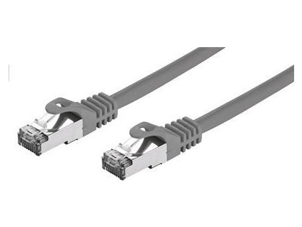 C-TECH kabel patchcord Cat7, S/FTP, šedý, 5m