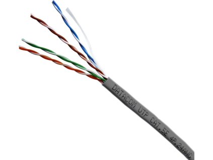 DATACOM  UTP flex,Cat5e PVC,šedý,100m,lanko