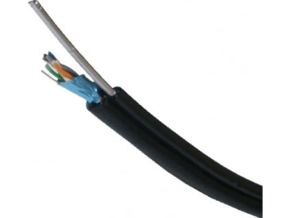 DATACOM FTP drát Cat5e 100m samonosný OUTDOOR blk