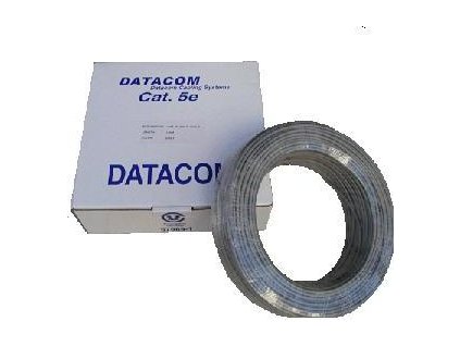 DATACOM UTP drát cat5e bal.100m šedý