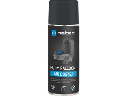 Natec stlačený vzduch RACCOON AIR 400 ml