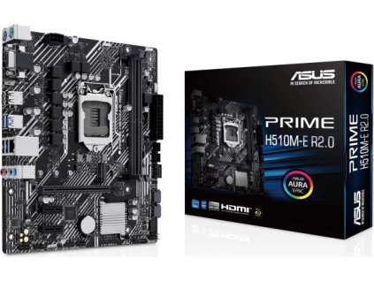 ASUS MB Sc LGA1200 PRIME H510M-E R2.0, Intel H470, 2xDDR4, 1xDP, 1xHDMI, 1xVGA, mATX