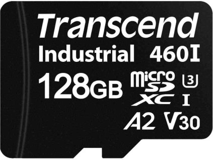 TRANSCEND MicroSDXC karta 128GB 460I, UHS-I U3 A2 100/80 MB/s