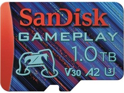 SanDisk MicroSDXC karta 1TB GamePlay (R:190/W:130 MB/s, UHS-I, V30, A2)
