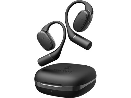Viking bluetooth sluchátka s mikrofonem V49, černá