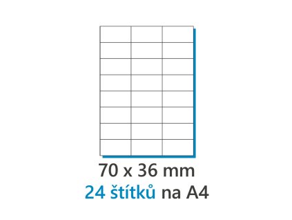 70x36mm 24ks a4