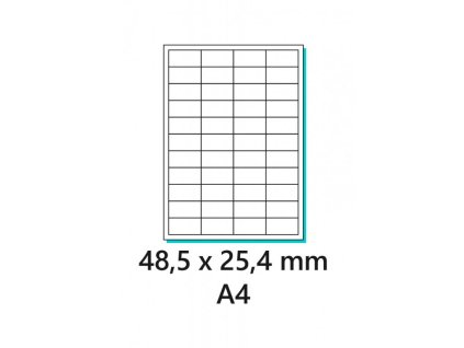 5067 1 samolepici etiketa 48 5x25 4mm