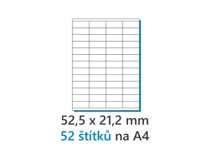 52 5x21 2mm 52ks a4