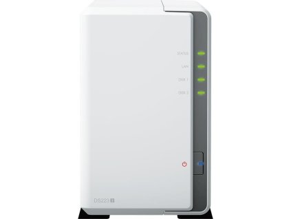 Synology DS223j DiskStation (4C/RealtekRTD1619B/1,7GHz/1GBRAM/2xSATA/2xUSB3.2/1xGbE)