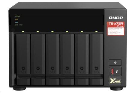 QNAP TS-673A-8G (4C/Ryzen V1500B/2,2GHz/8GBRAM/6xSATA/2xM.2/2x2,5GbE/4xUSB3.2/2xPCIe)
