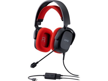 ADATA XPG Herní sluchátka PRECOG STUDIO, Drátové, 4.4mm Jack, USB, USB-C, černá