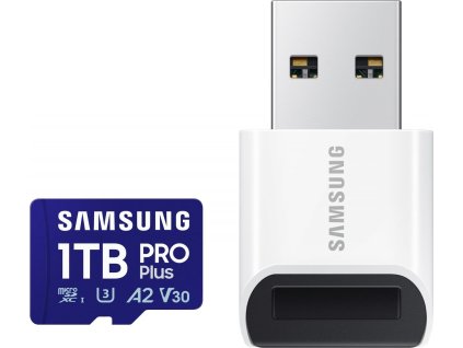 Samsung micro SDXC karta 1TB PRO Plus + USB adaptér